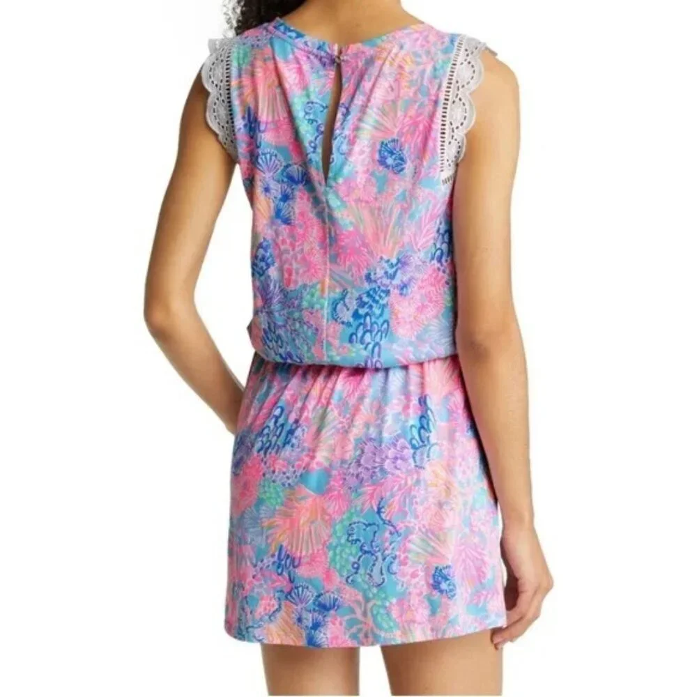 Lilly Pulitzer‎ Romper Women’s Size XS Splendor in the Sand Eyelet NWOT